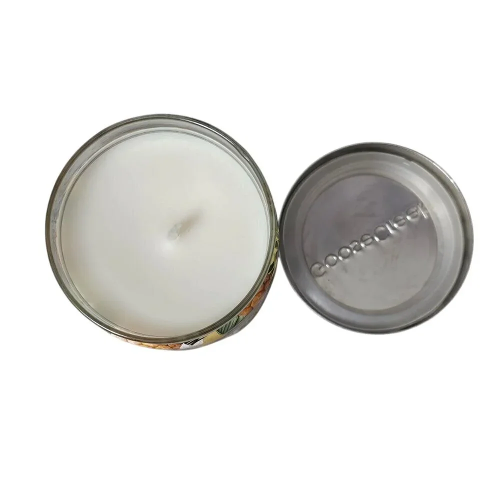 GooseCreek Pina Colada Soy Wax Essential Oils Jar Candle NEW